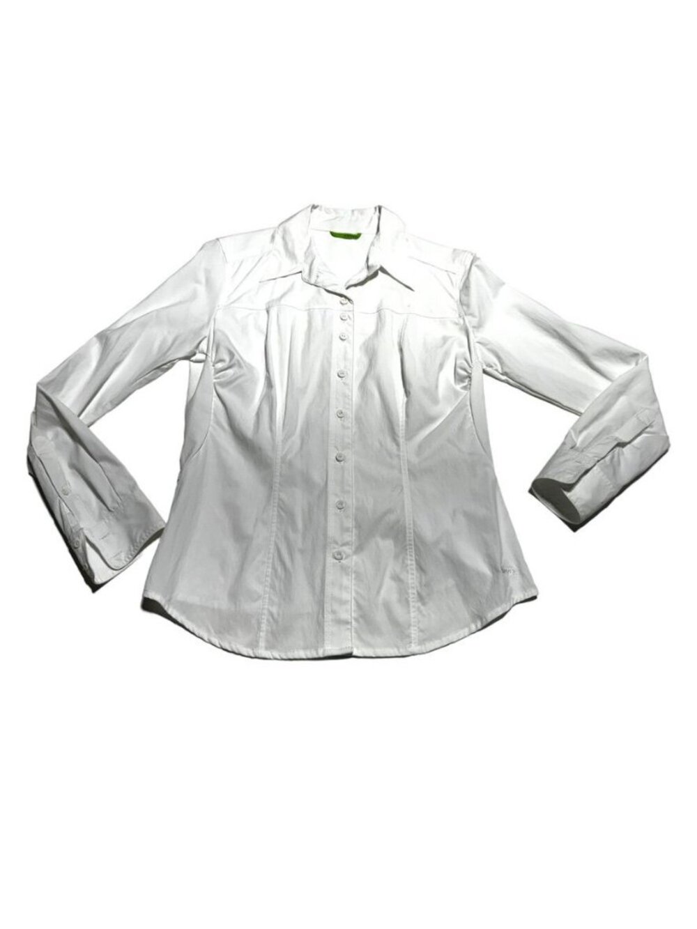 Koppen White Button Front Shirt Size Small